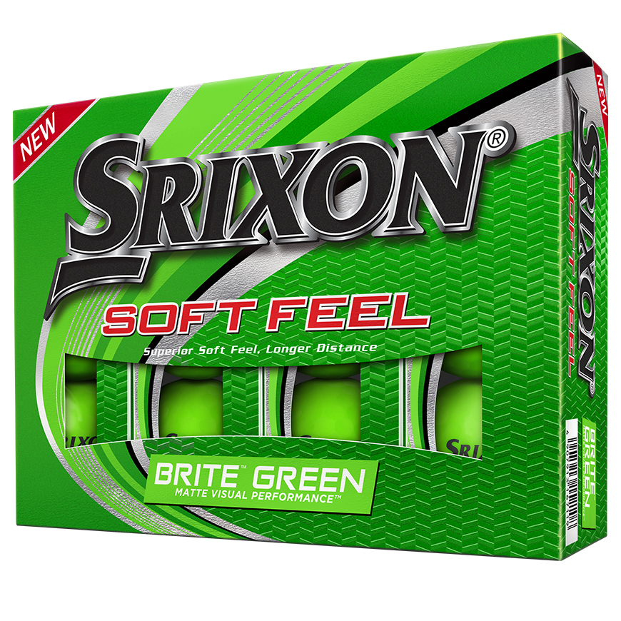 SOFT FEEL BRITE Golf Balls,Brite Green