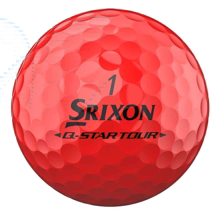 Q-STAR TOUR DIVIDE Golf Balls,Yellow/Red image number null