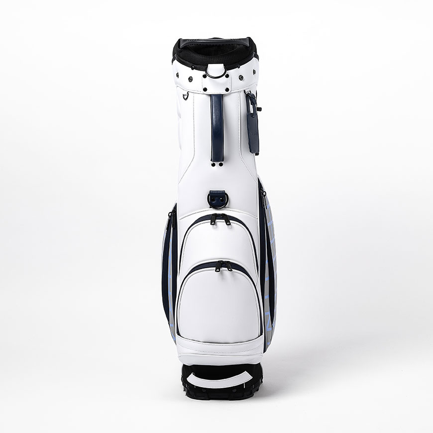 XXIO Limited Edition Ladies Stand Bag,White/Light Blue image number null