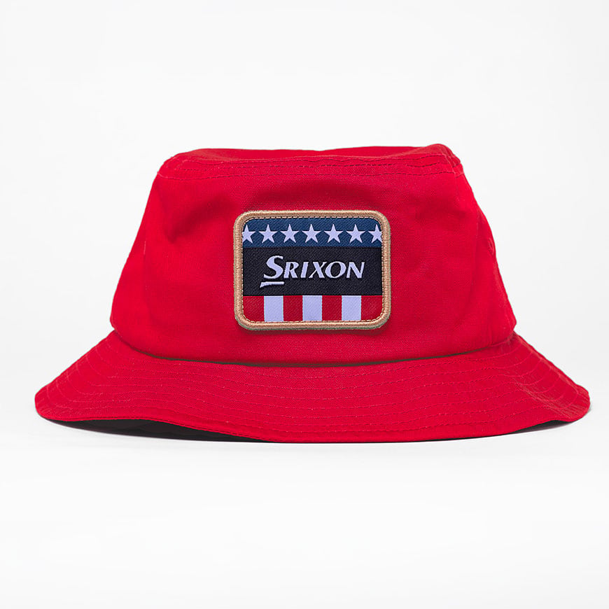 All-American Collection Bucket Hat,Red