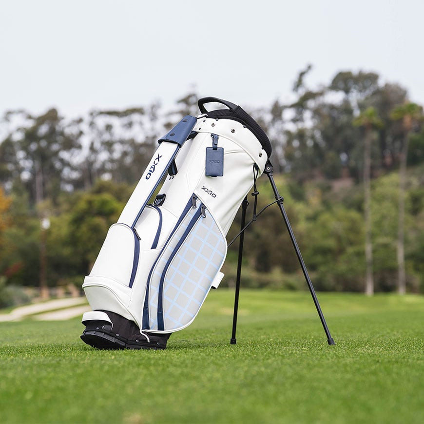 XXIO Limited Edition Ladies Stand Bag - White/Light Blue