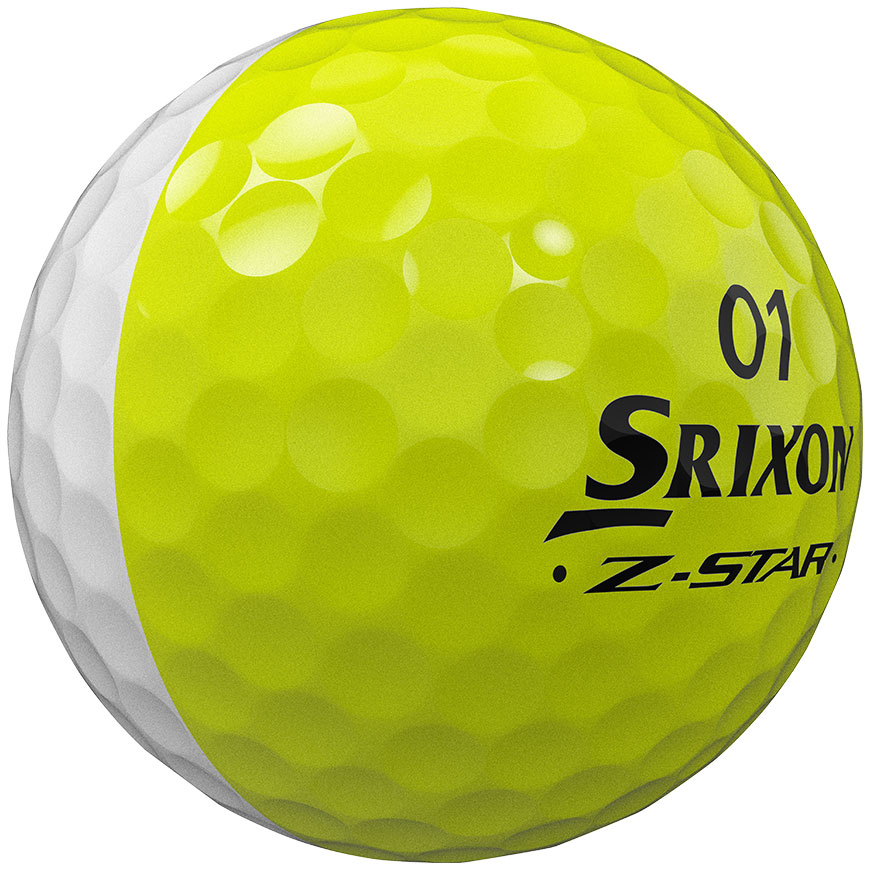 Z-STAR DIVIDE Golf Balls (Prior Generation),White / Tour Yellow image number null