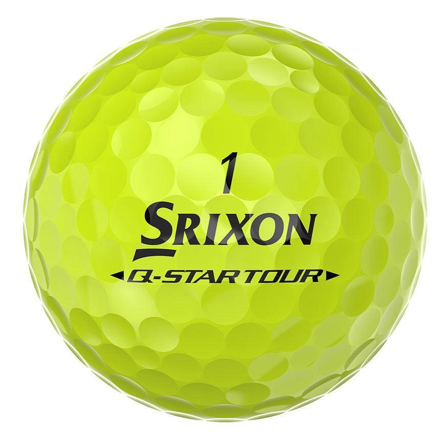 Q-STAR TOUR DIVIDE Golf Balls,Yellow/Red image number null