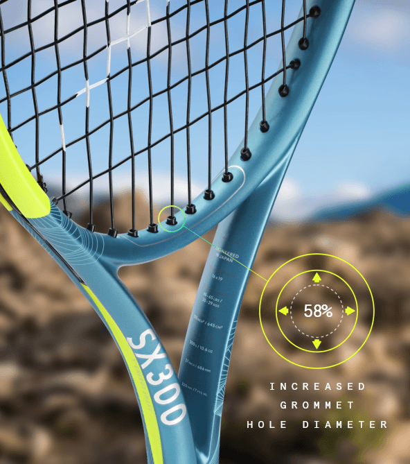SX 300 | 58% Increased Grommet Hole Diameter